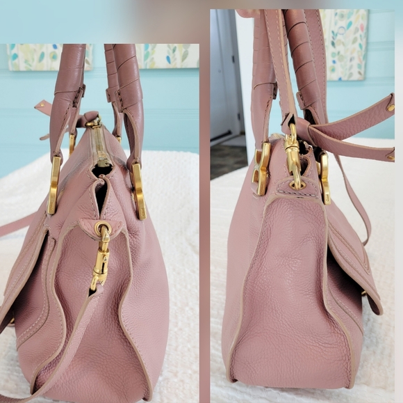 Chloé Marcie Double Carry Leather Bag – Dusty Rose January 2016 - Picture 15 of 16